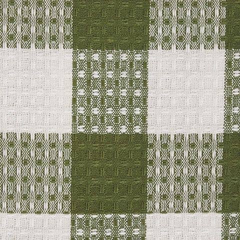 WICKLOW CHECK WAFFLE DISHTOWEL - SAGE