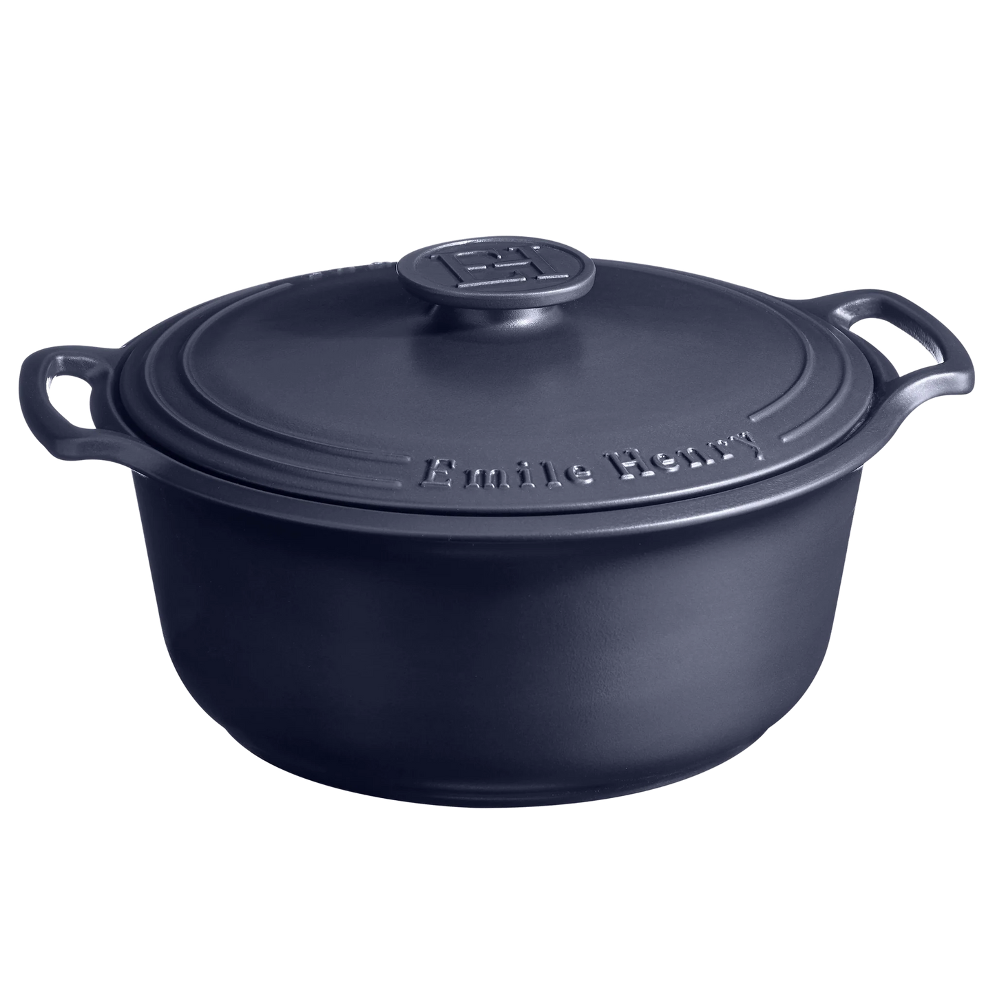 EMILE HENRY STEWPOT 6QT ROUND INDIGO