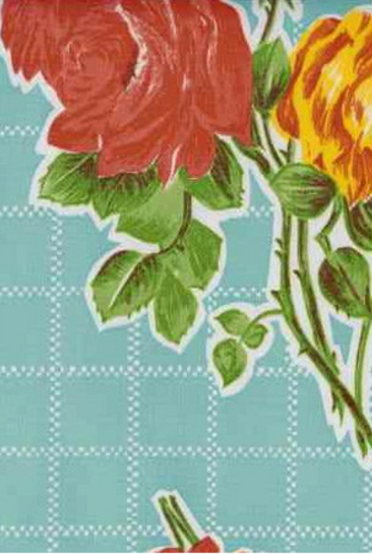 TABLECLOTH ROSEGALL LIGHT BLUE 84 X 47.5