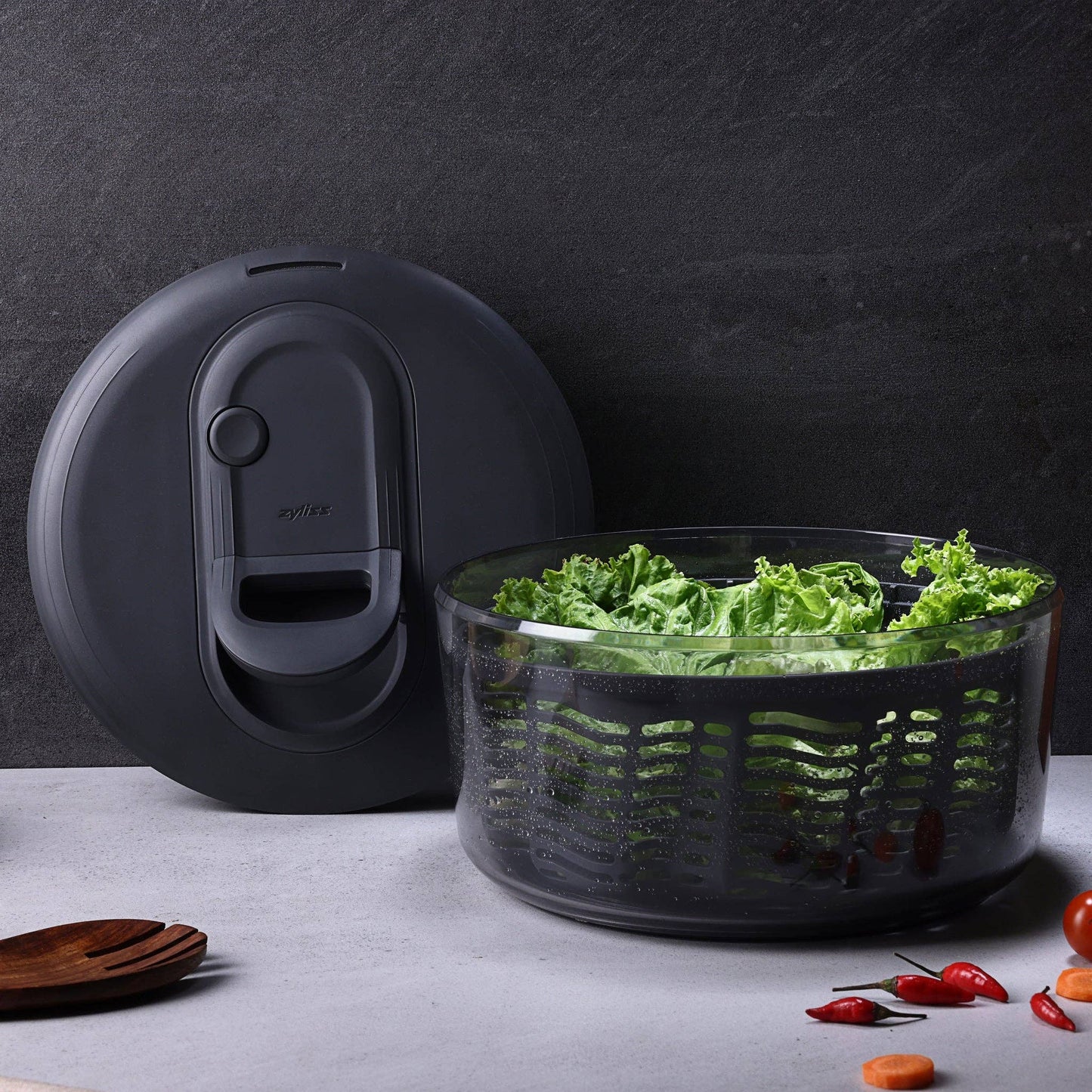 ZYLISS EASY SPIN SALAD SPINNER LARGE