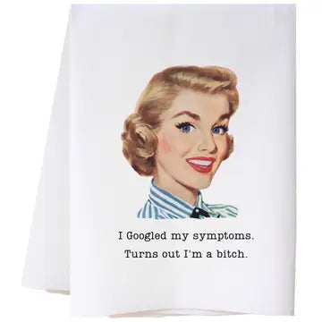 SYMPTOMS FLOUR SACK TOWEL