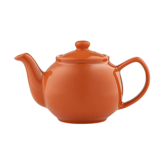 PRICE & KENSINGTON STONEWARE TEAPOT 6 CUP BURNT ORANGE