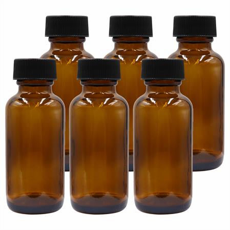 AMBER BOTTLES 1OZ