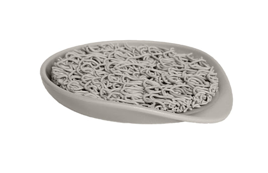 ROUND SOAP LIFT & DISH SET - MIST