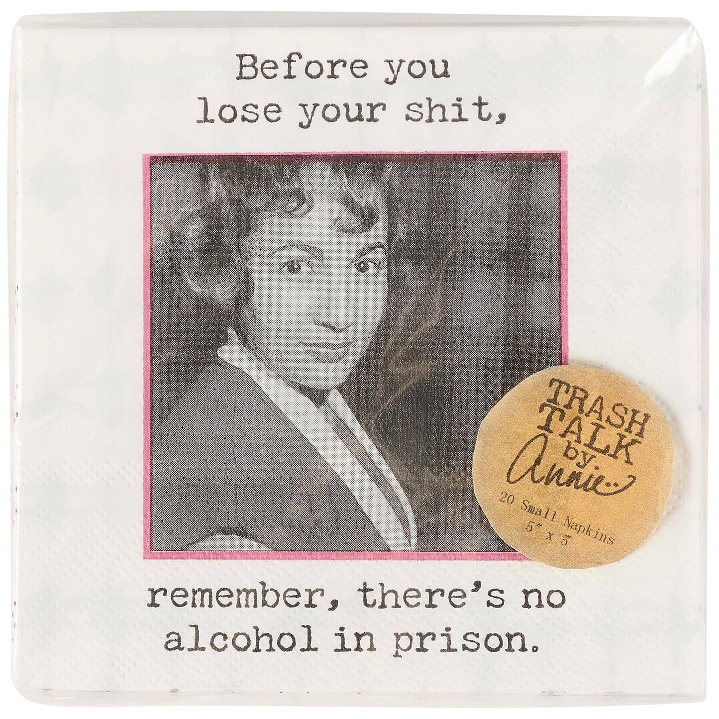 No Alcohol In Prison Beverage Napkin