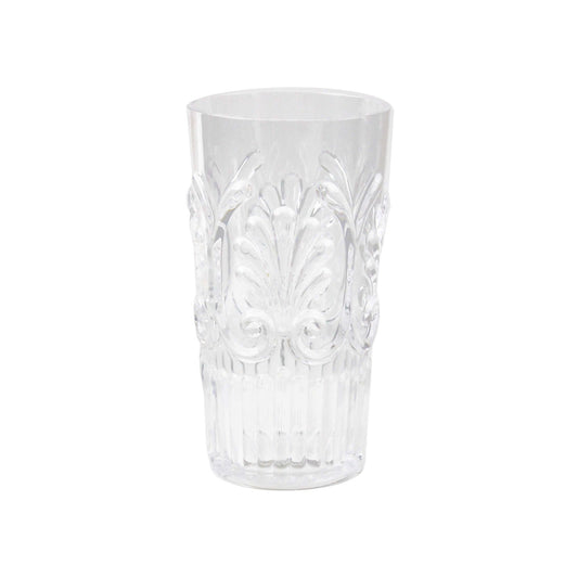 TUMBLER LARGE FLEUR CLEAR