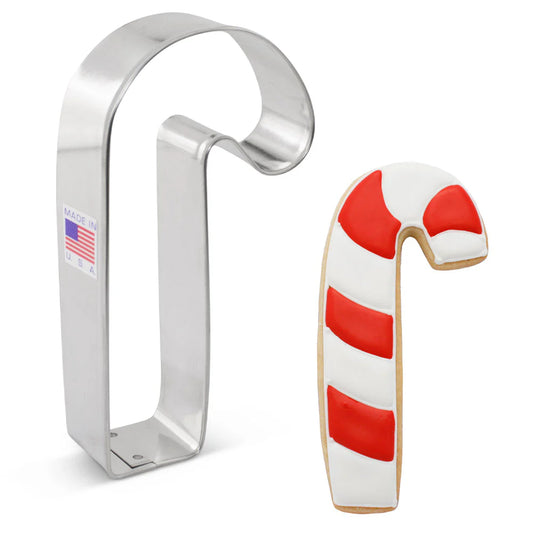 CANDY CANE COOKIE CUTTER 4"
