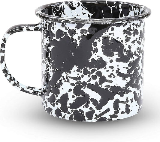 MUG SPATTERWARE BLK