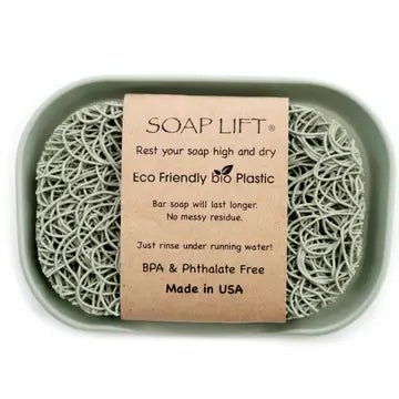 SOAP LIFT & DISH SET - SAGE