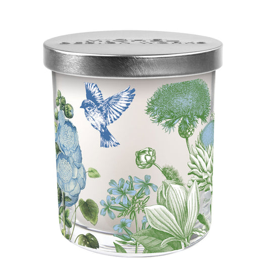 MDW COTTON & LINEN DECORATIVE GLASS CANDLE