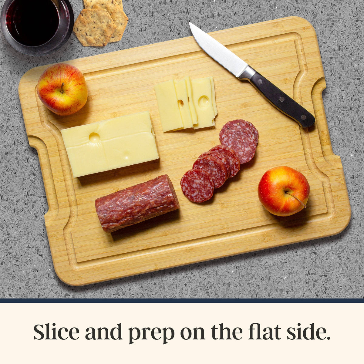 Flip, Serve & Store® Charcuterie Board with Locking Lid
