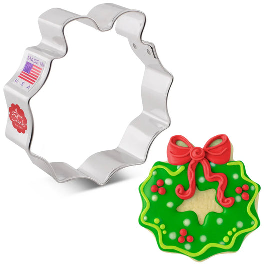 CHRISTMAS WREATH COOKIE CUTTER
