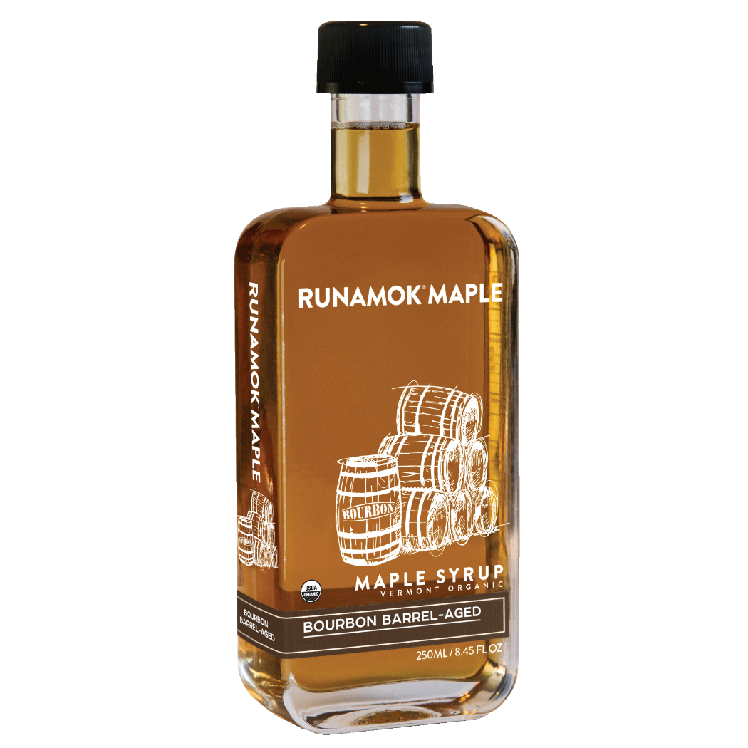 BOURBON BARREL-AGED ORGANIC VERMONT MAPLE SYRUP