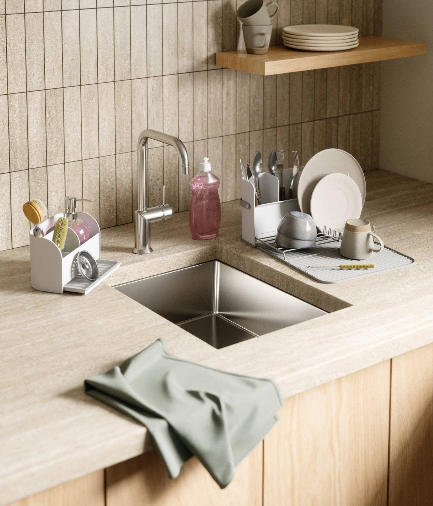 SLING DISH RACK-GREY