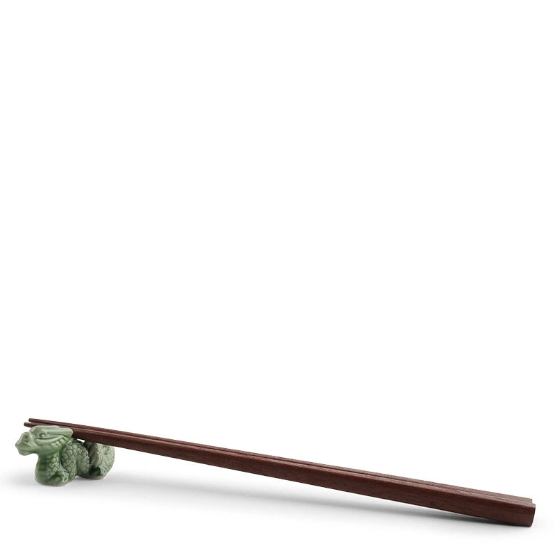 CHOPSTICK REST GREEN DRAGON