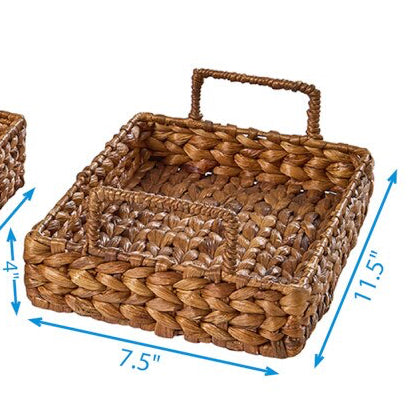 WOVEN BASKET TRAY-XS