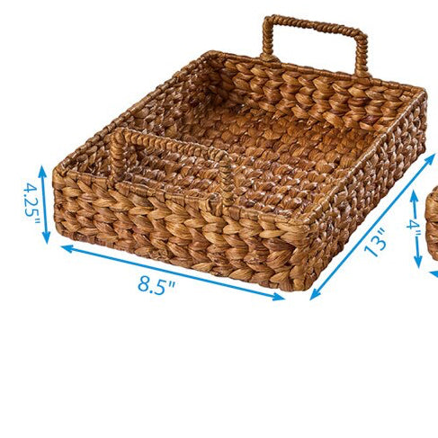 WOVEN BASKET TRAY-SMALL