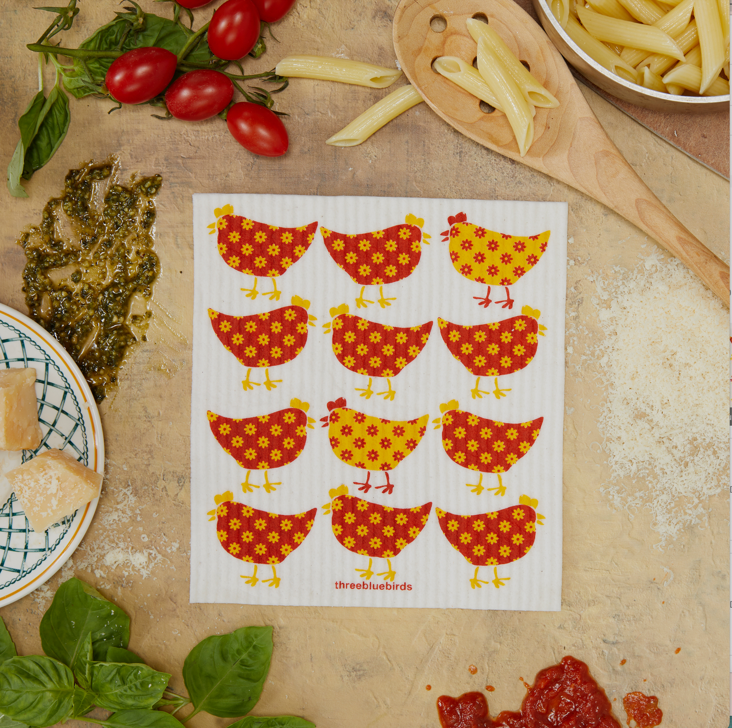 LITTLE CHICKENS SWEDISH DISHCLOTH