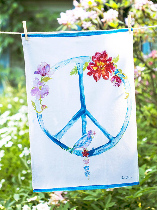 Peace Tea Towel