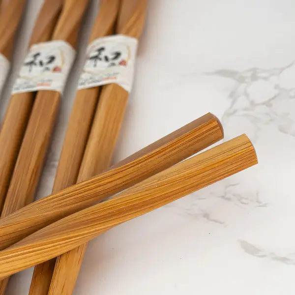5 Piece Chopsticks Set Spiral