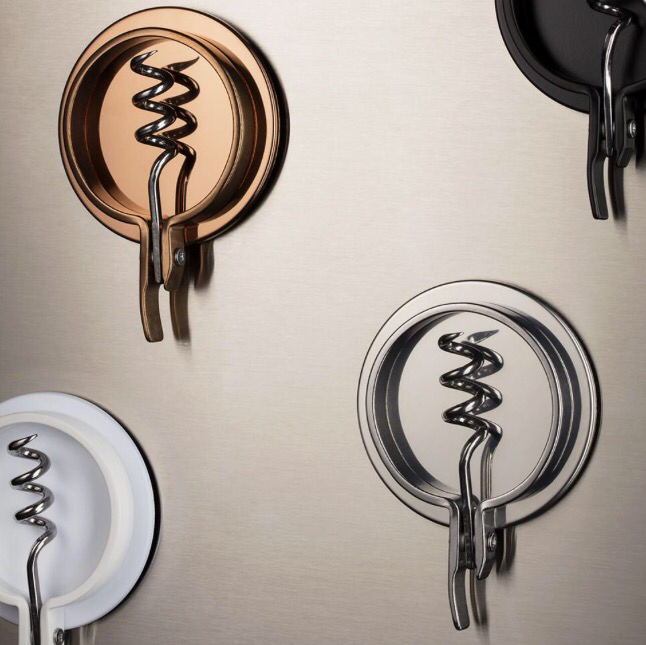 WINE KEY & BOTTLE OPENER W/ MAGNETIC DOCK (ASST COLOR)
