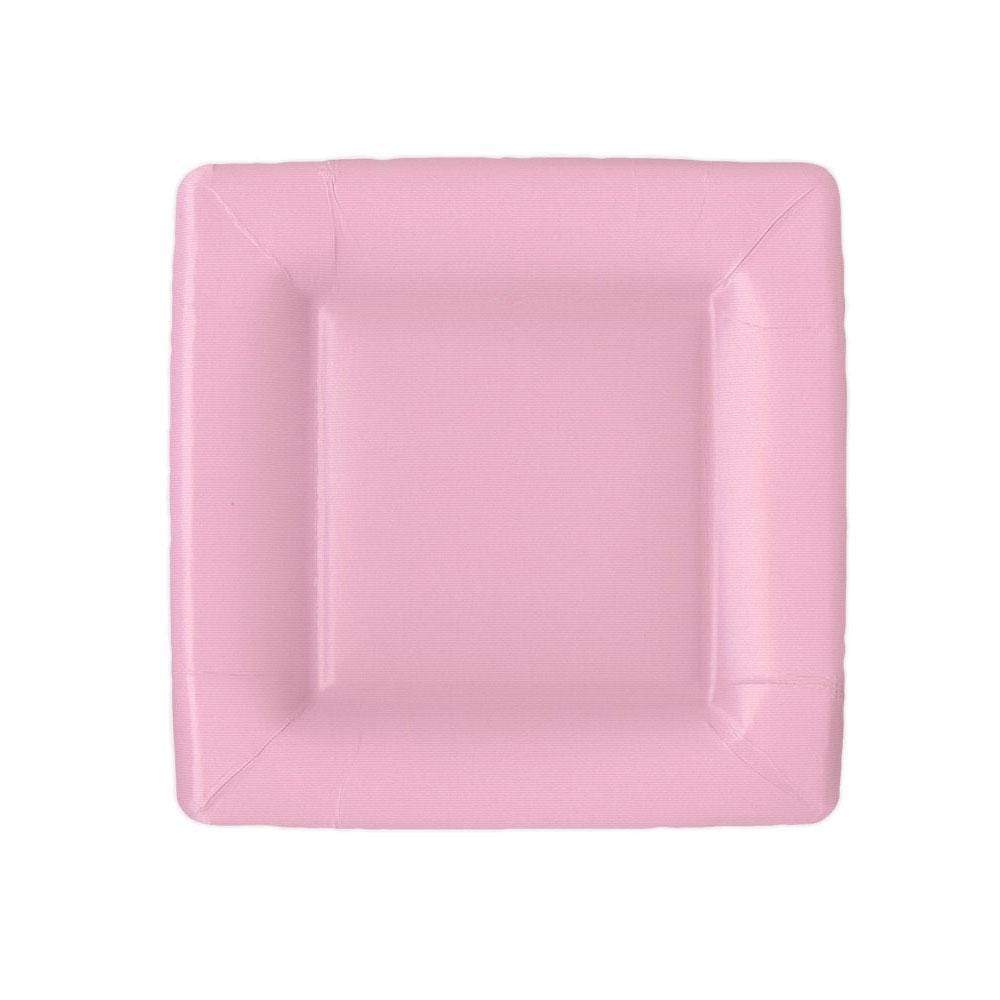 DESSERT PAPER PLATE LIGHT PINK 7IN