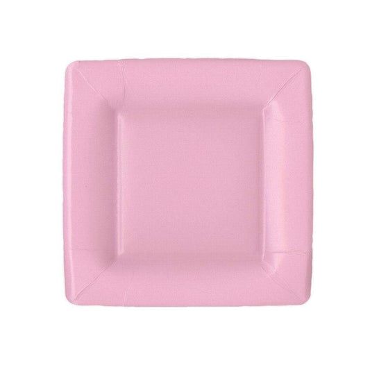 DESSERT PAPER PLATE LIGHT PINK 7IN