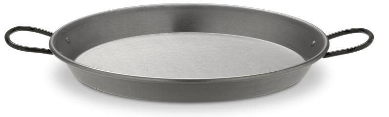 VAELLO Paella Pan Polished Steel 12"