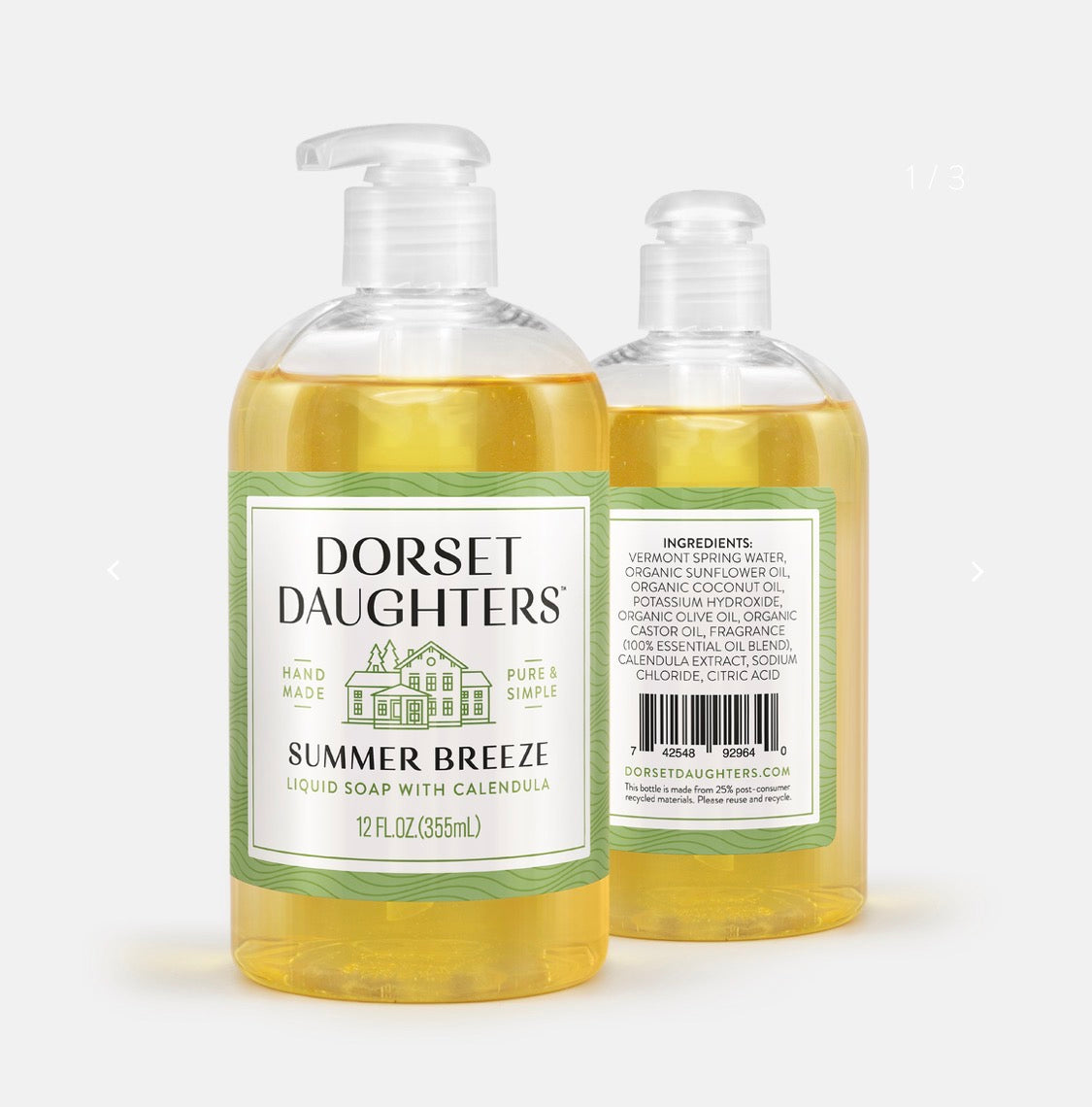 DORSET DAUGHTERS SUMMER BREEZE HAND SOAP 12 OZ