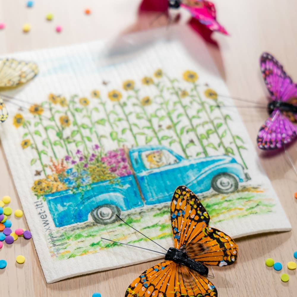 Sunny Summer Swedish DishCloth
