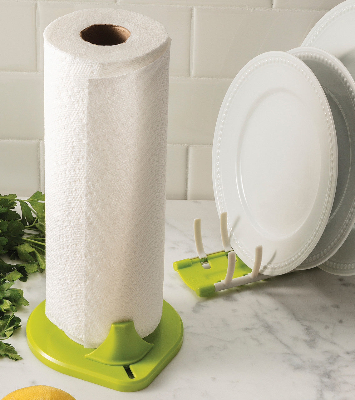 COMPACT PAPER TOWEL HOLDER GREEN