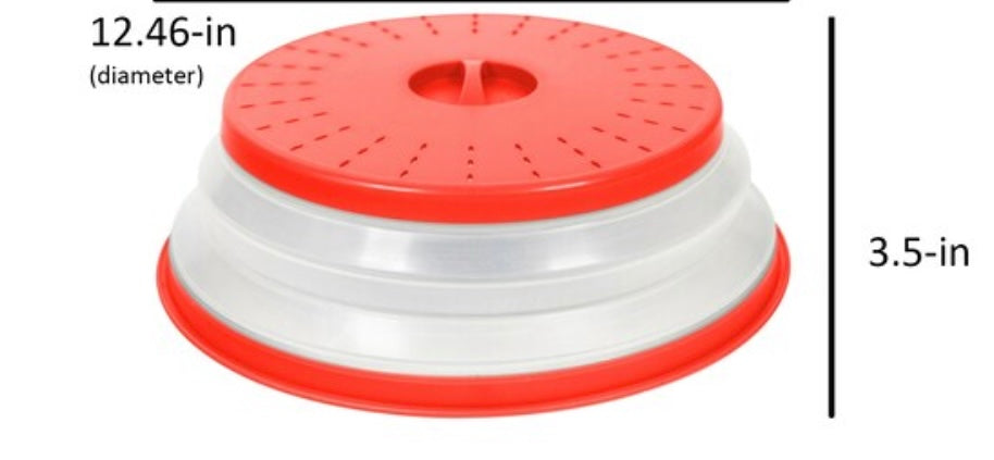 LARGE MICROWAVE FOOD COVER 12"X3.5"