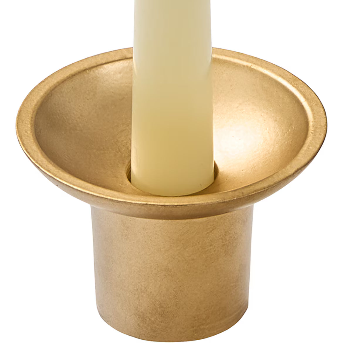GOLD TAPER HOLDER