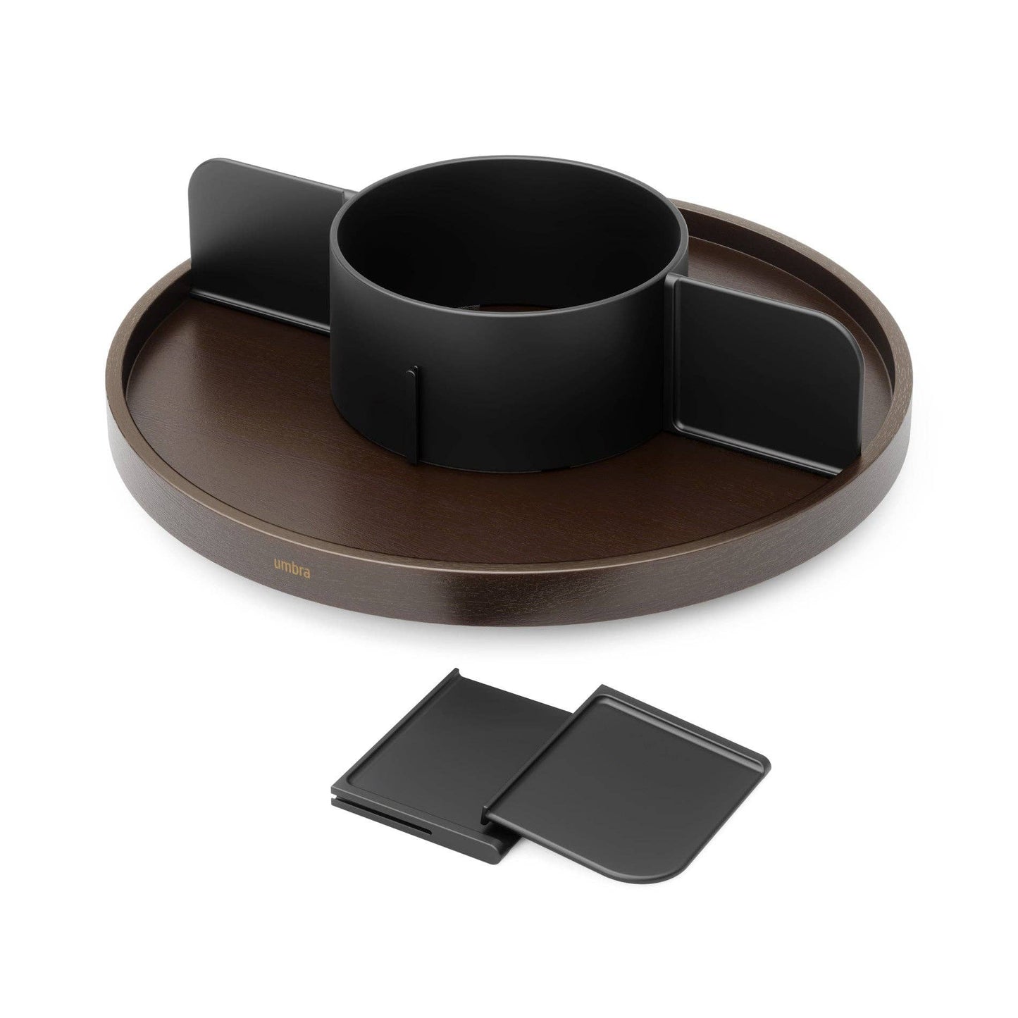 BELLWOOD LAZY SUSAN: WHITE-NATURAL