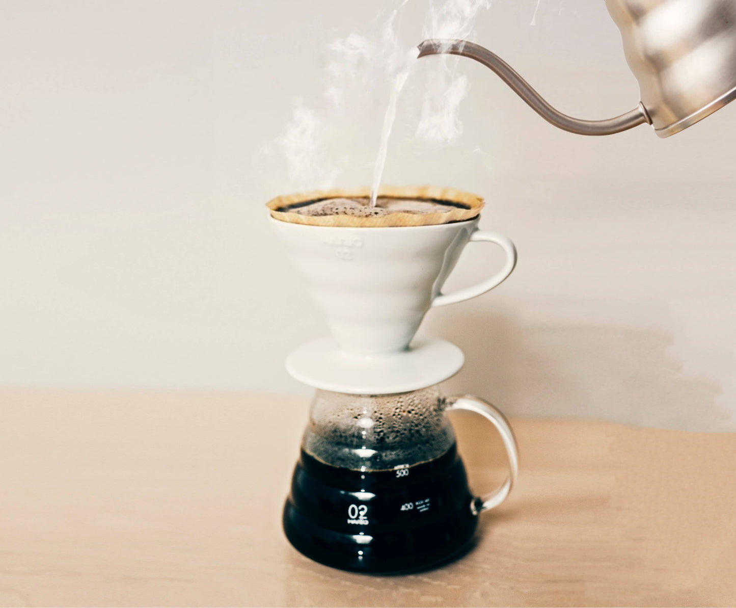 HARIO V60 Ceramic Coffee Dripper 02: White