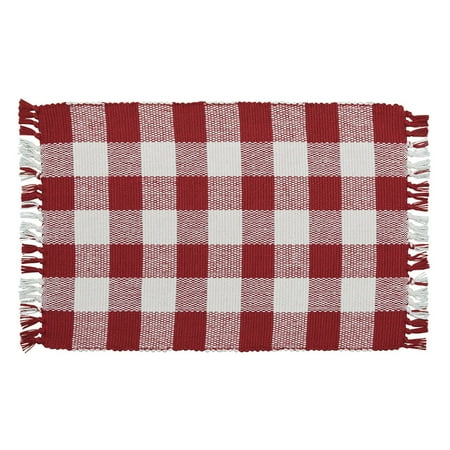 WICKLOW CHECK PLACEMAT RED/CREAM