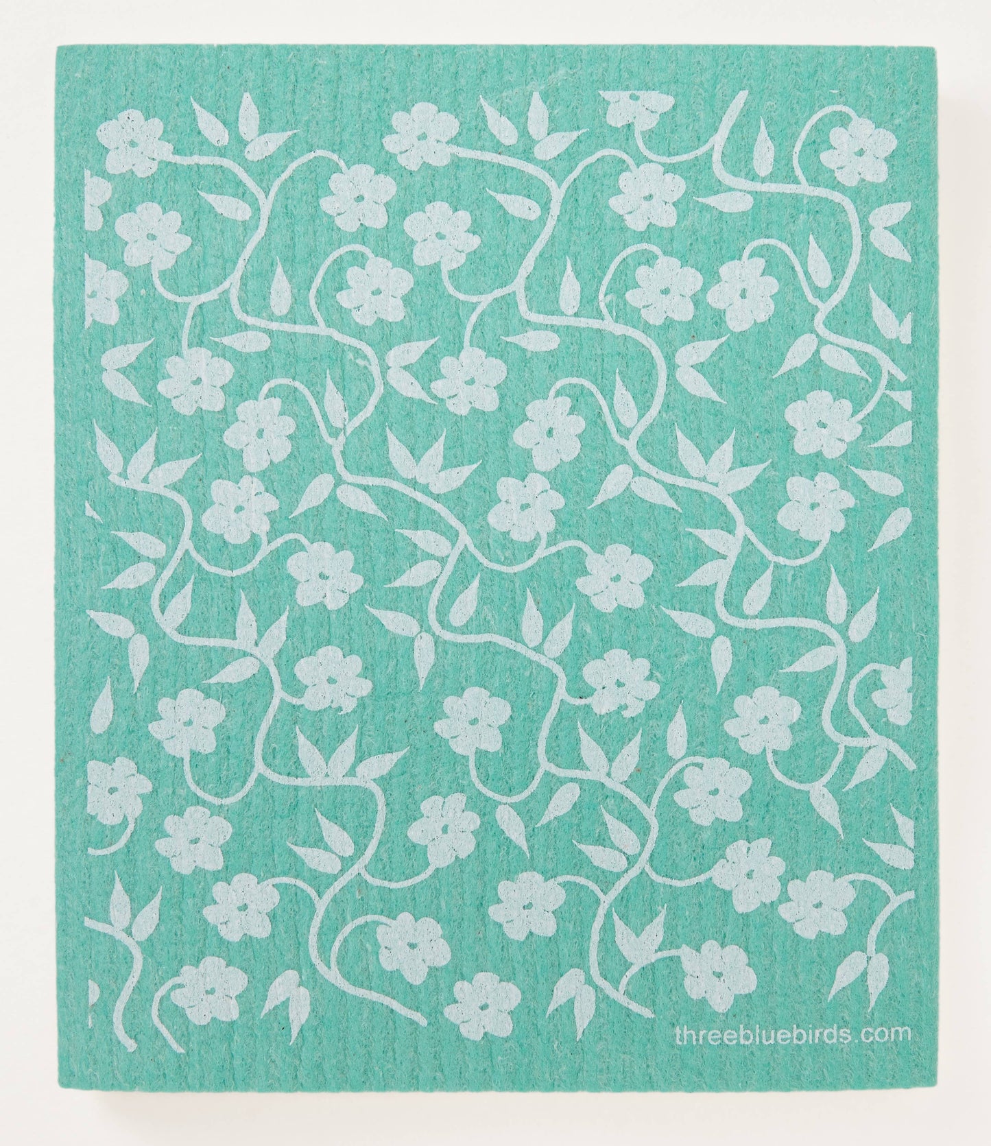 VINES ON GREEN SWEDISH DISHCLOTH