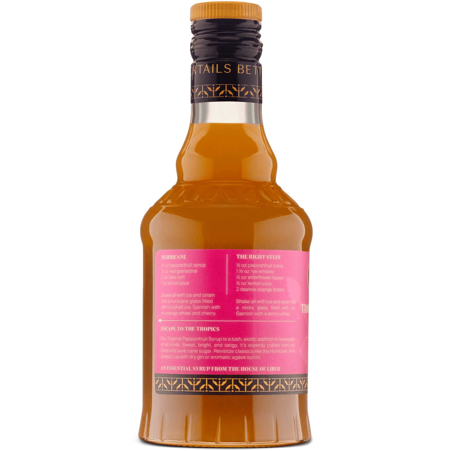TROPICAL PASSIONFRUIT SYRUP 375 ML
