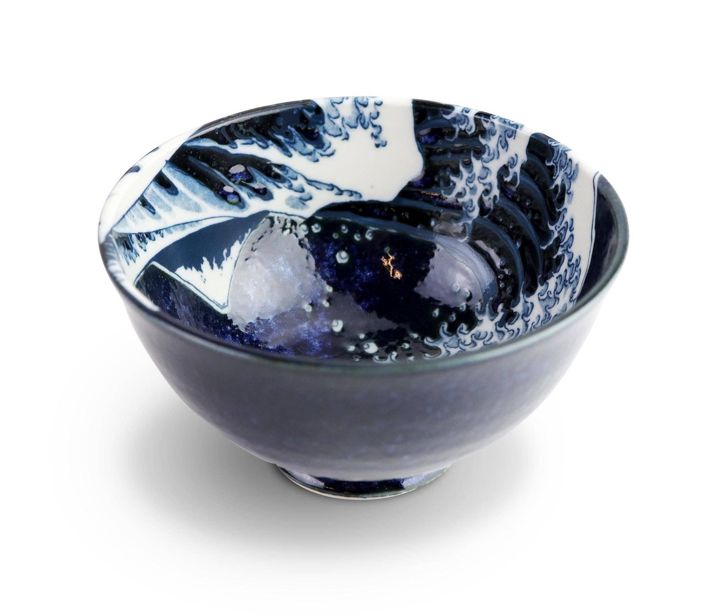 Kanagawa Great Wave Porcelain Rice Bowl 10oz