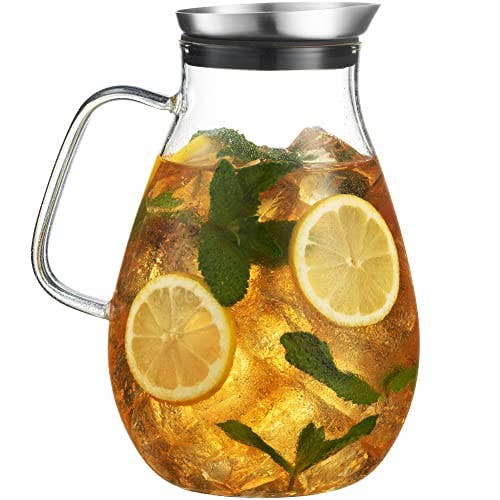 PITCHER WITH SS STRAINING LID