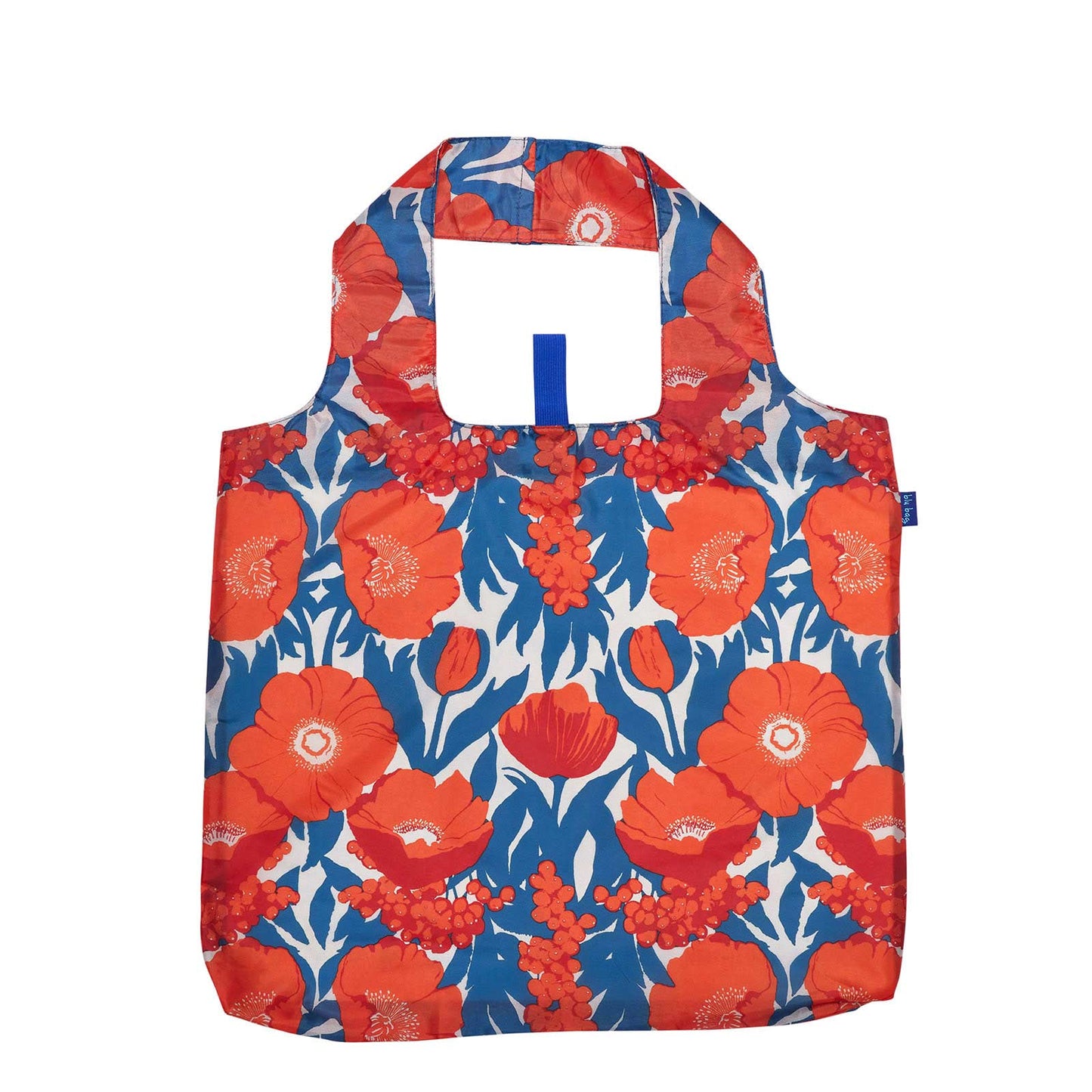 ICELANDIC POPPIES BLU BAG REUSABLE SHOPPER TOTE