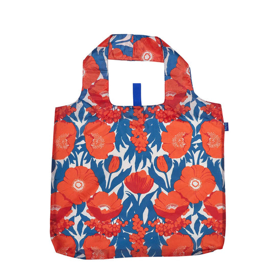 ICELANDIC POPPIES BLU BAG REUSABLE SHOPPER TOTE