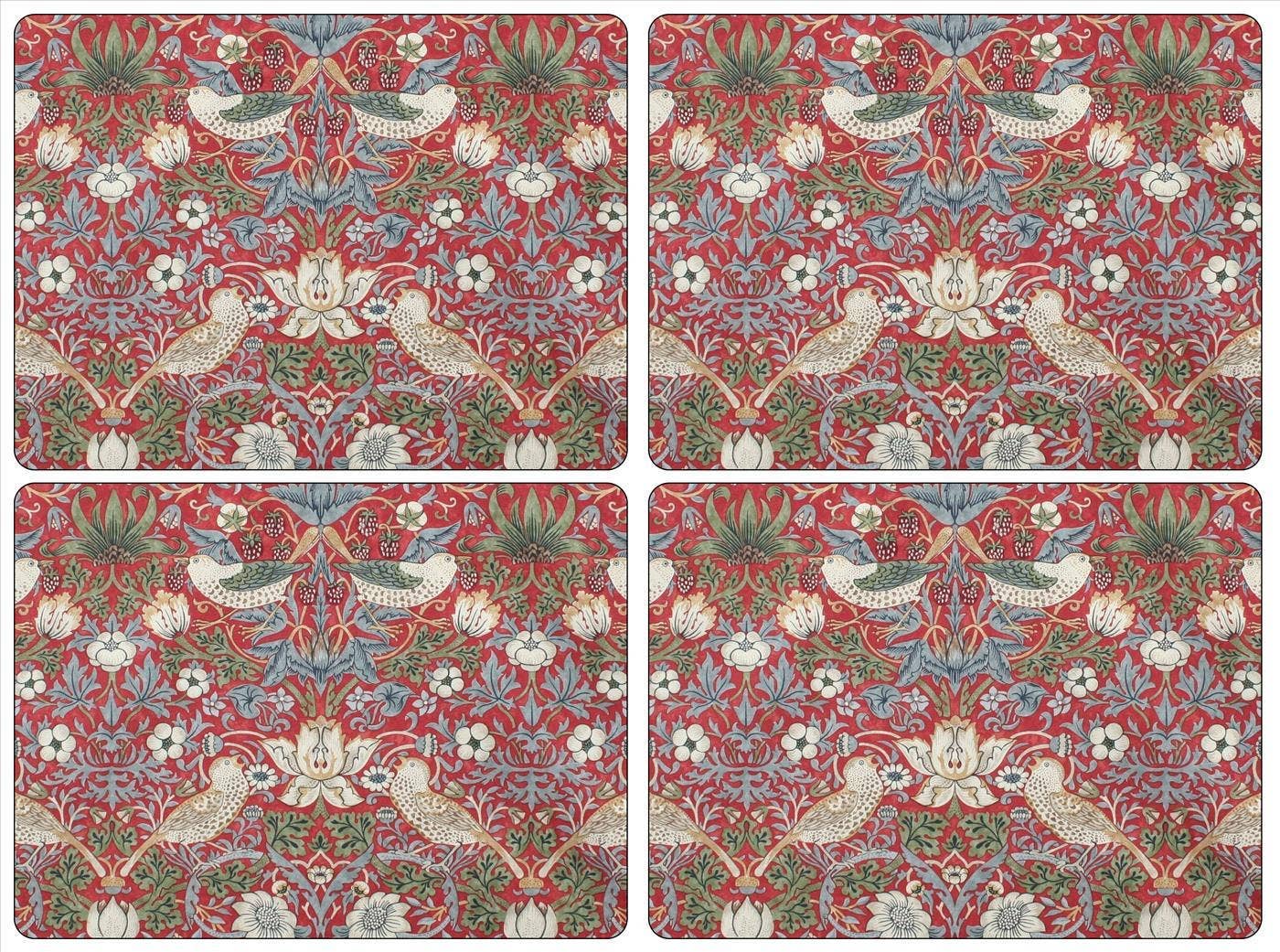STRAWBERRY THIEF PLACEMATS SET/4
