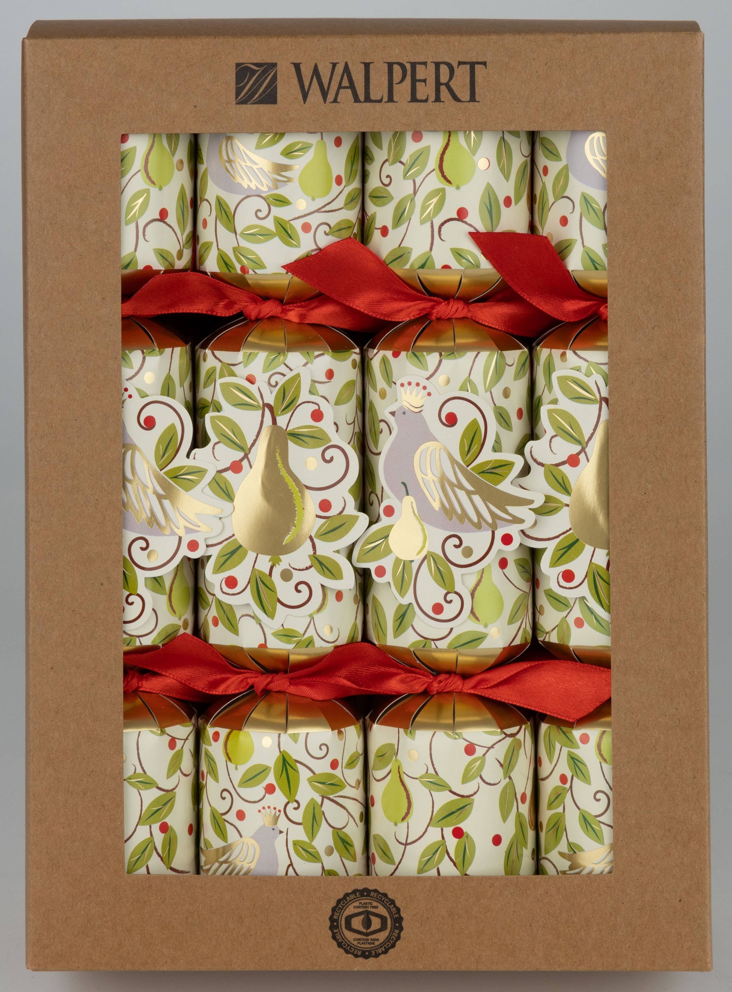 PARTRIDGE & PEARS CHRISTMAS CRACKERS