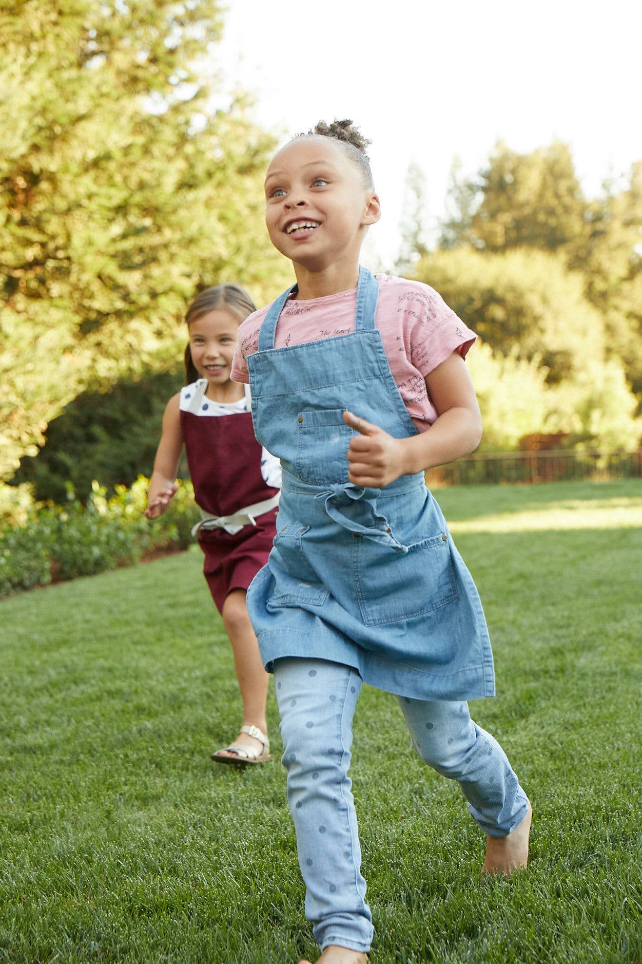 Ayesha Curry - Kid's Denim Chef's Apron: Denim