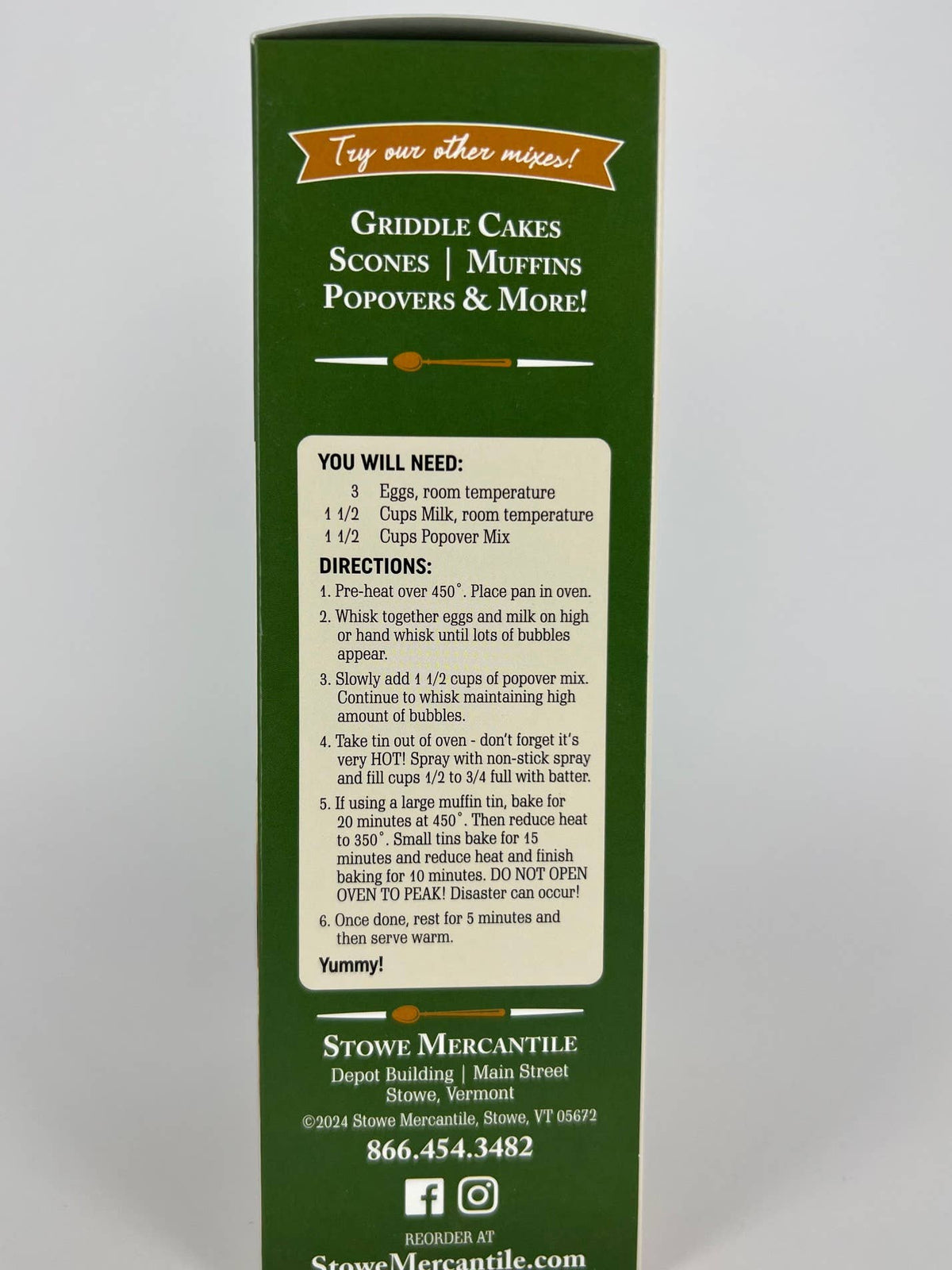 GARLIC AND HERB POPOVER MIX