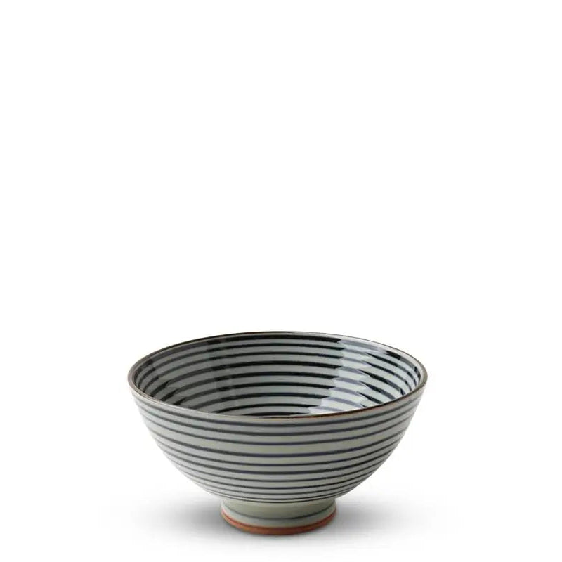 CELADON STRIPE RICE BOWL 4.5"