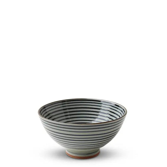 CELADON STRIPE RICE BOWL 4.5"