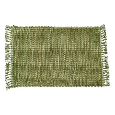 PLACEMAT BASKETWEAVE EVERGREEN