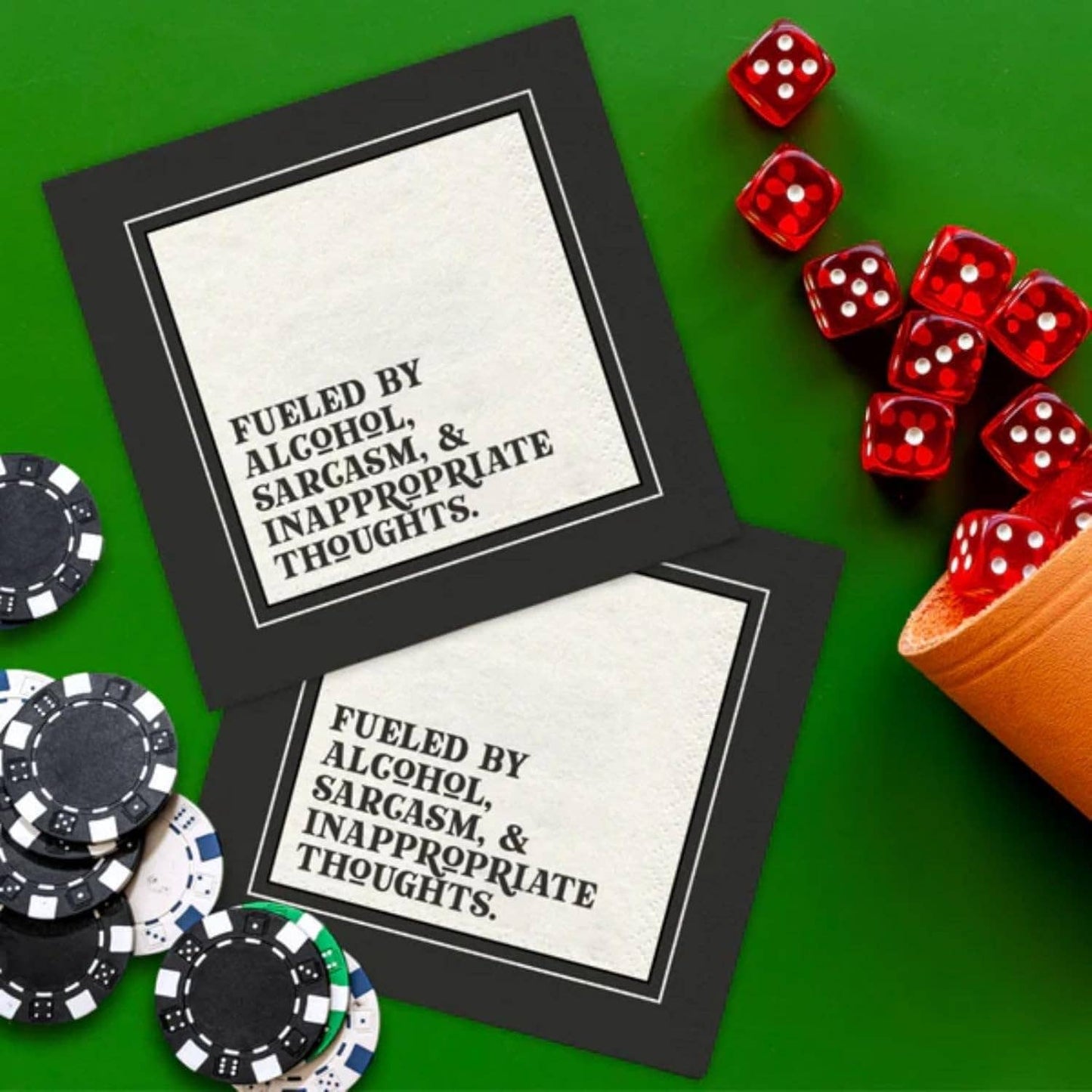 Twisted Wares Funny Cocktail Napkins – FUELED by ALCOHOL